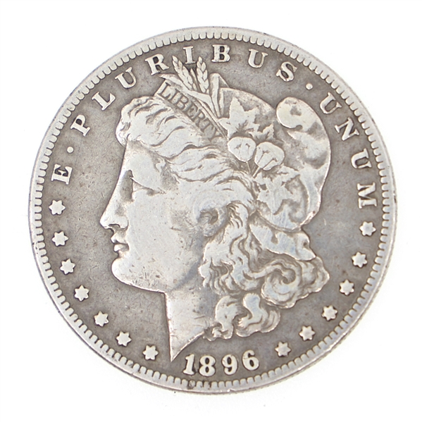 1896-O US SILVER MORGAN DOLLAR COIN