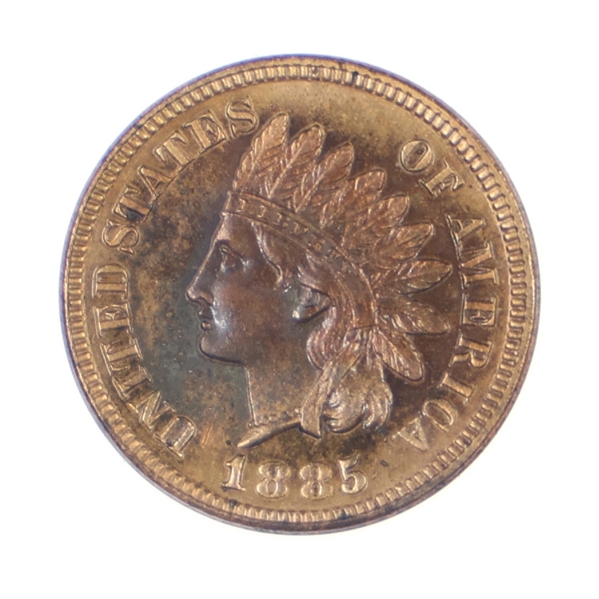 1885 US INDIAN HEAD 1 CENT COIN