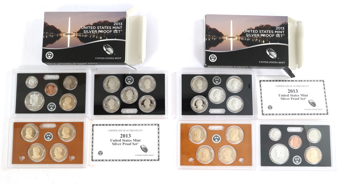 2013 UNITED STATES MINT SILVER PROOF SETS
