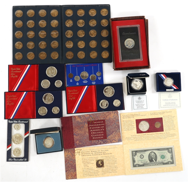 UNITED STATES SILVER & PRESIDENTIAL COMMEMORATIVE COINS