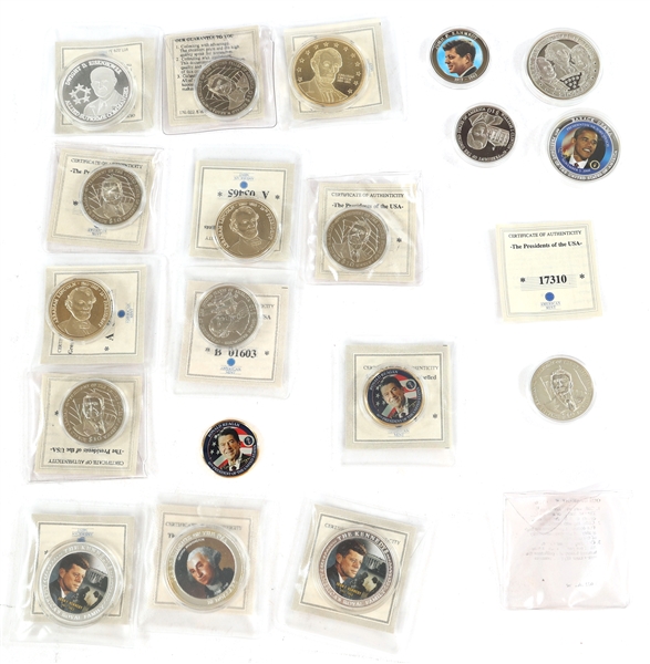 AMERICAN MINT COMMEMORATIVE COINS - US PRESIDENTS