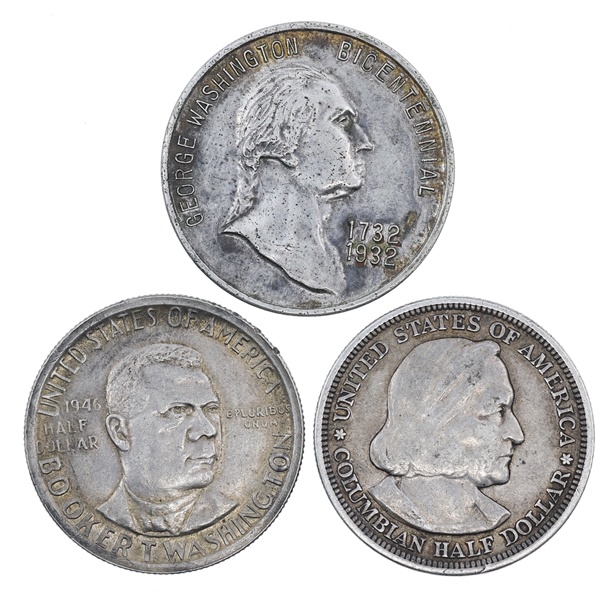UNITED STATES COMMEMORATIVE SILVER COINS & TOKEN