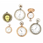 LADIES & MENS POCKET WATCHES FOR PARTS OR REPAIR