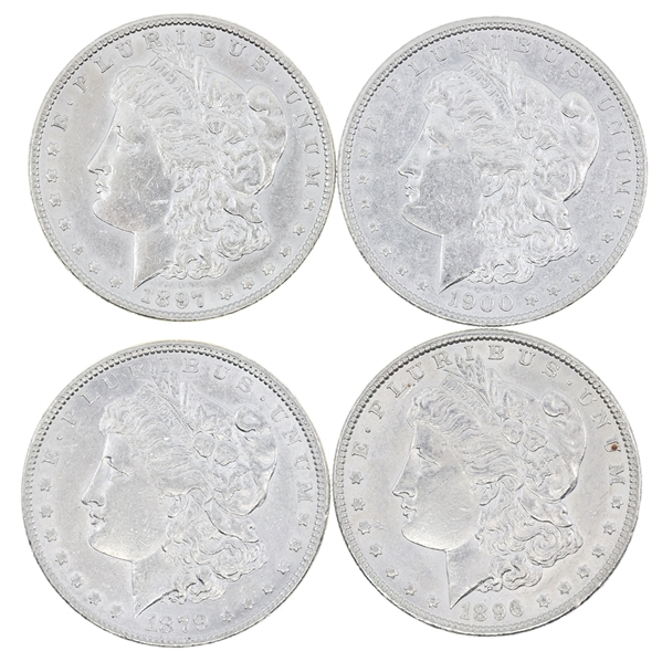 1879-1900 US SILVER MORGAN DOLLAR COINS