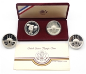 1984 US OLYMPIC GAMES XXIII COMMEMORATIVE SILVER COINS