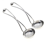 CARTIER STERLING SILVER MID 20TH C. MODERN LADLES
