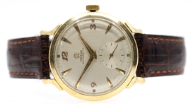 MENS 1950 OMEGA GOLD-FILLED CASE AUTOMATIC WRISTWATCH
