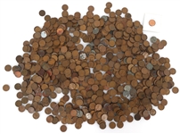US WHEAT CENTS UNSEARCHED - 6 LBS