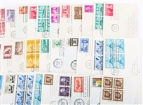 FIRST DAY ISSUE STAMP ENVELOPES - LOT OF 50