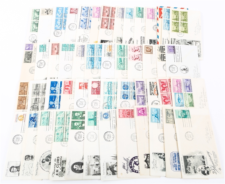 FIRST DAY ISSUE STAMP ENVELOPES - LOT OF 50