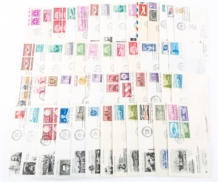 FIRST DAY ISSUE STAMP ENVELOPES - LOT OF 50