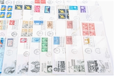 FIRST DAY ISSUE STAMP ENVELOPES - LOT OF 50