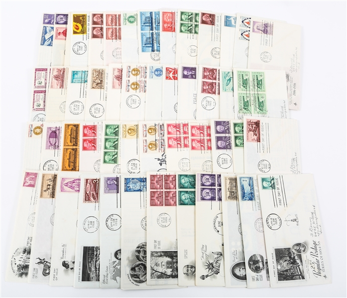 FIRST DAY ISSUE STAMP ENVELOPES - LOT OF 50