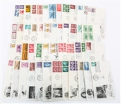 FIRST DAY ISSUE STAMP ENVELOPES - LOT OF 50