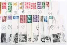 FIRST DAY ISSUE STAMP ENVELOPES - LOT OF 50