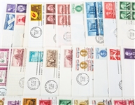 FIRST DAY ISSUE STAMP ENVELOPES - LOT OF 50