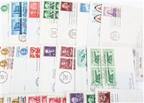 FIRST DAY ISSUE STAMP ENVELOPES - LOT OF 50