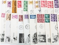 FIRST DAY ISSUE STAMP ENVELOPES - LOT OF 50