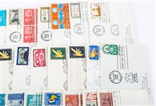 FIRST DAY ISSUE STAMP ENVELOPES - LOT OF 50