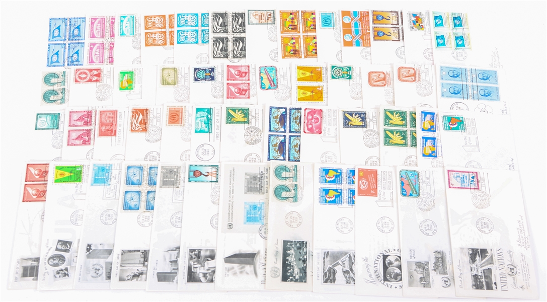 FIRST DAY ISSUE STAMP ENVELOPES - LOT OF 50