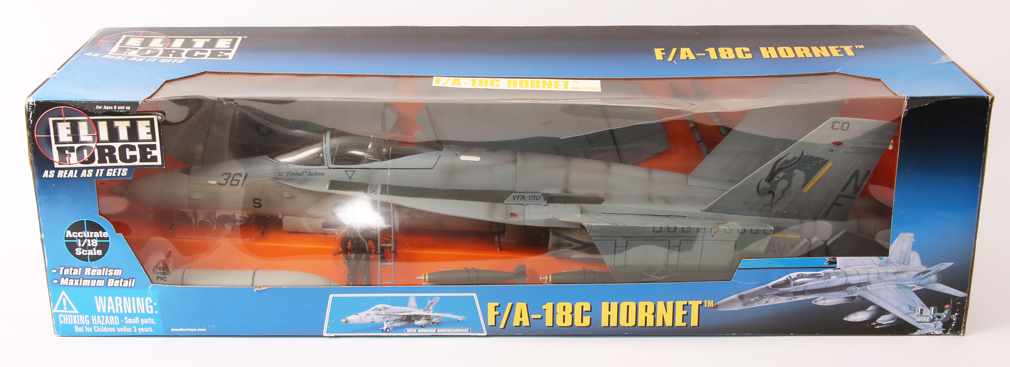 Lot Detail - BBI ELITE FORCE F/A-18C HORNET - 1:18 SCALE