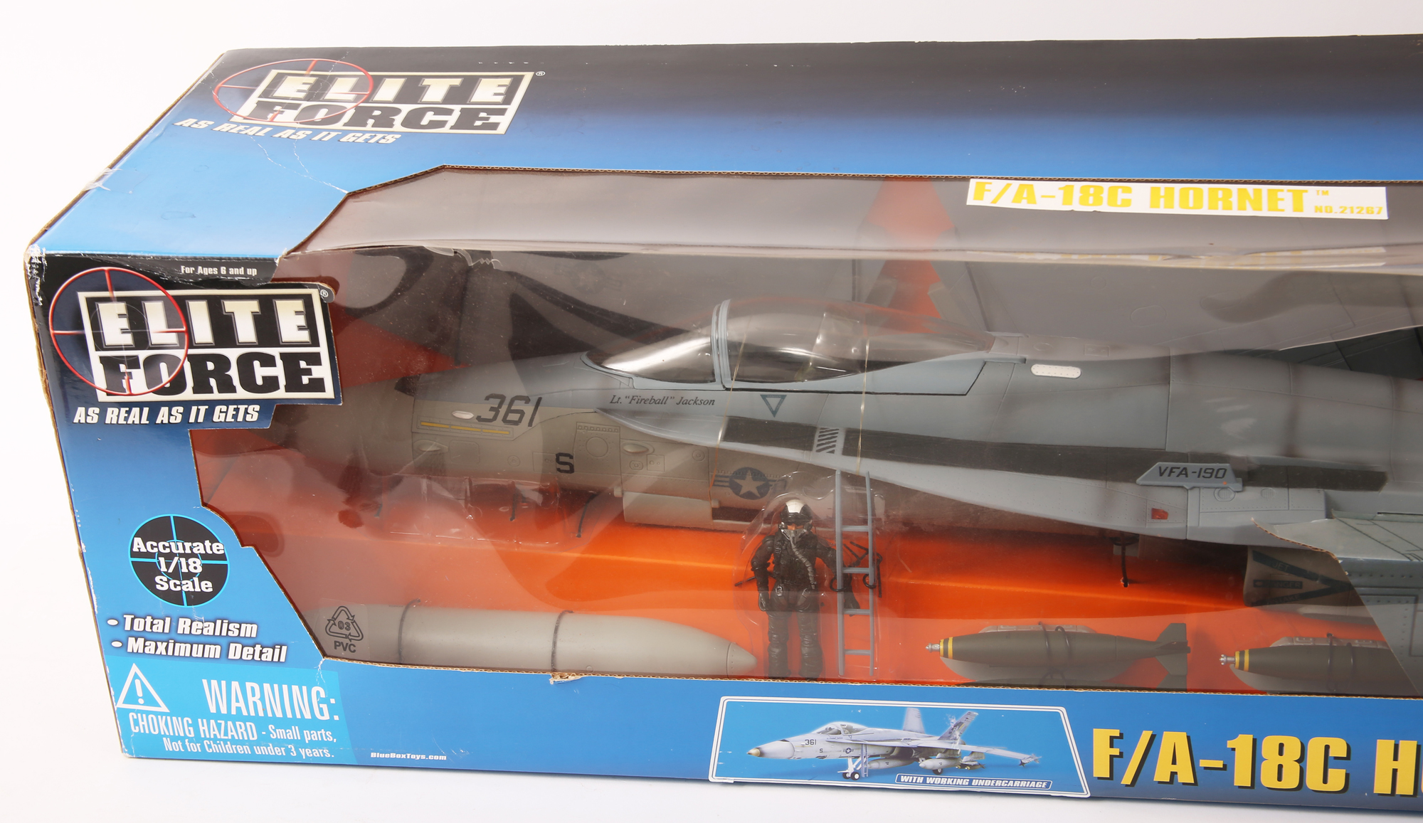 Lot Detail - BBI ELITE FORCE F/A-18C HORNET - 1:18 SCALE