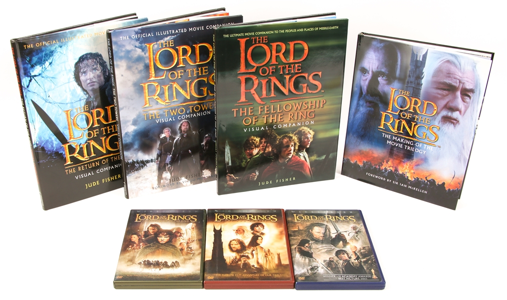 COMPLETE LORD OF THE RINGS DVD SET WITH VISUAL COMPANIONS