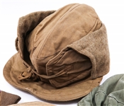 MILITARY SIDE GARRISON CAPS, HATS - LOT OF 8