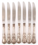 GORHAM STERLING SILVER BUTTERCUP KNIVES - LOT OF 7