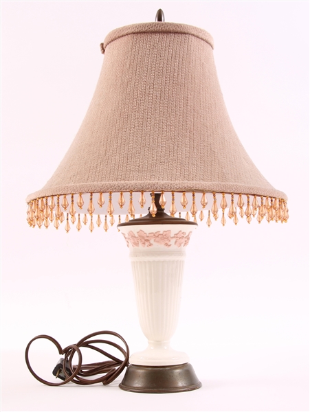 WEDGWOOD QUEENSWARE PORCELAIN LAMP 