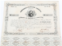 1878 $100 CONFEDERATE WAR BOND