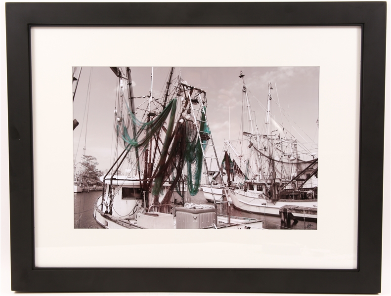 GERALD BROWN "NETS AT REST" PHOTOGRAPH PRINT