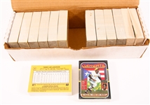 BOXES OF DONRUSS 1980s BASEBALL CARDS - LOT OF 4