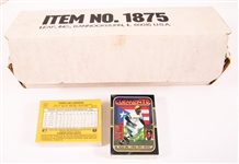 BOXES OF DONRUSS 1980s BASEBALL CARDS - LOT OF 4