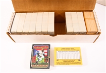 BOXES OF DONRUSS 1980s BASEBALL CARDS - LOT OF 4