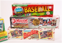 1989-1991 BASEBALL CARDS - LOT OF 5 BOXES