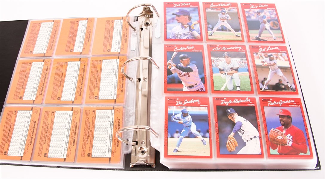 COMPLETE SET OF 1989 DONRUSS BASEBALL CARDS - LOT OF 716