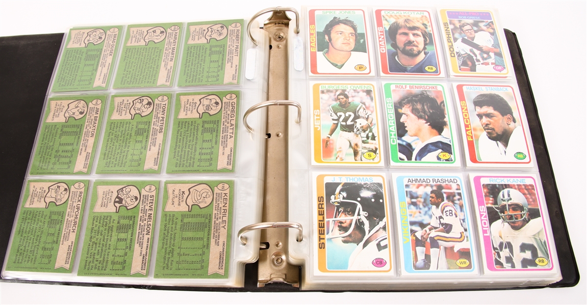 1978 TOPPS FOOTBALL CARDS - LOT OF 522