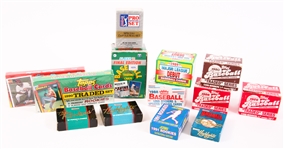 COLLECTION OF BOXED BASEBALL CARDS - LOT OF 13