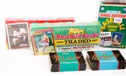COLLECTION OF BOXED BASEBALL CARDS - LOT OF 13