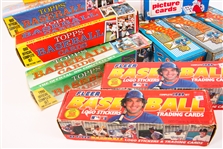 COLLECTION OF BOXED BASEBALL CARDS - LOT OF 10