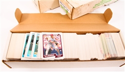 BOXES OF 1984-1995 FLEER BASEBALL CARDS - LOT OF 5