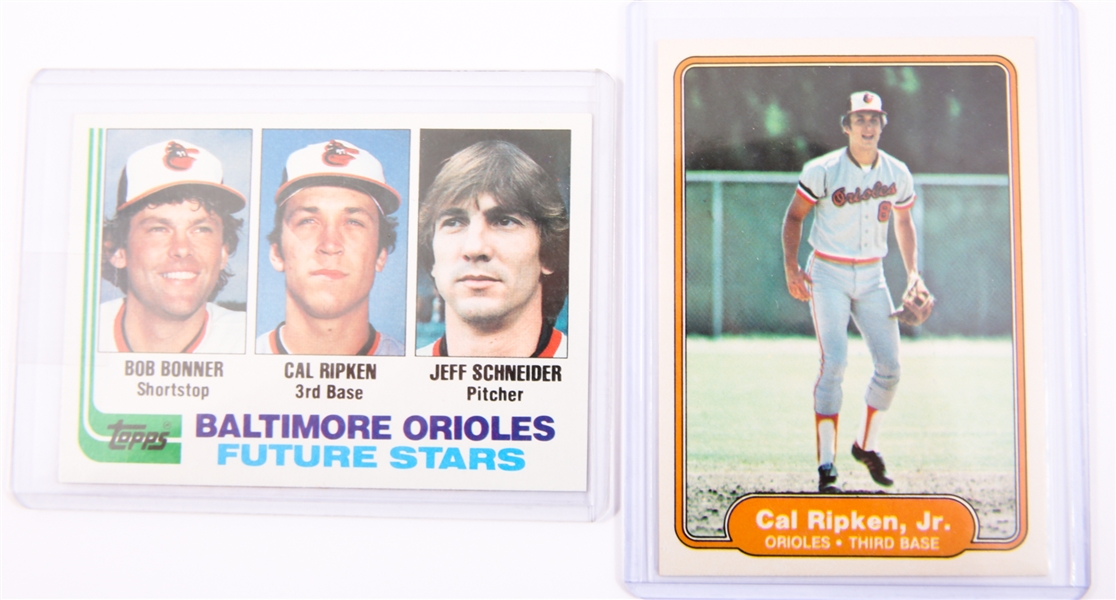 1982 CAL RIPKEN JR. BASEBALL CARDS - LOT OF 2