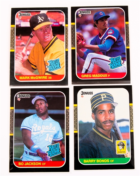 BETTER 1986 DONRUSS BASEBALL CARD SET - LOT OF 4