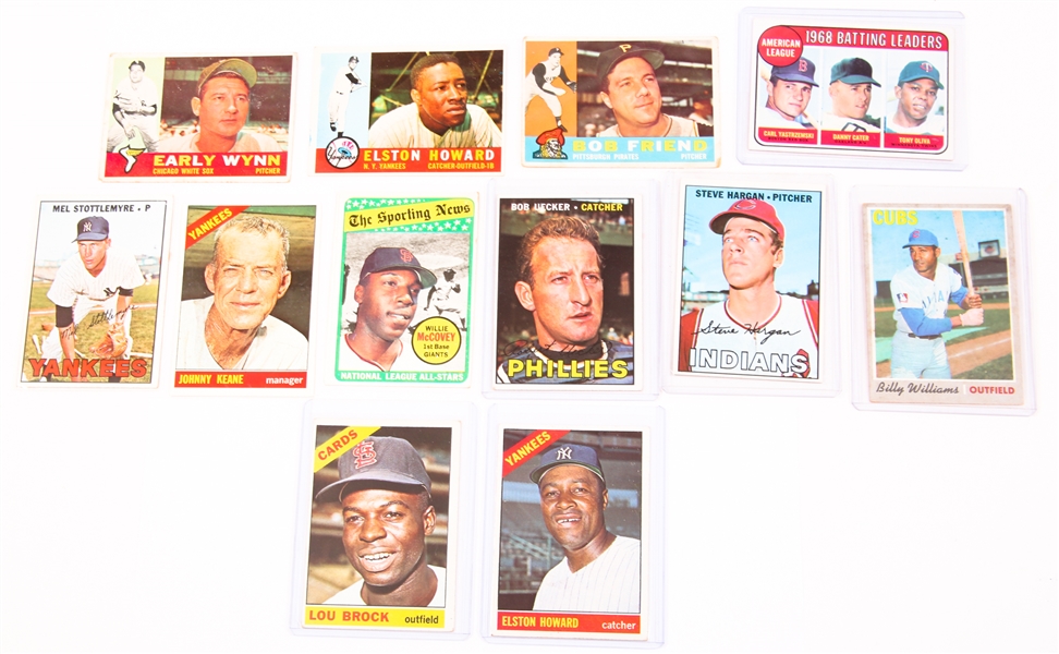 1960S BASEBALL CARDS - LOT OF 12