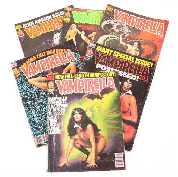 VAMPIRELLA COMIC BOOKS 70s & 80s - LOT OF 6