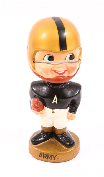 VINTAGE ARMY FOOTBALL BOBBLE HEAD