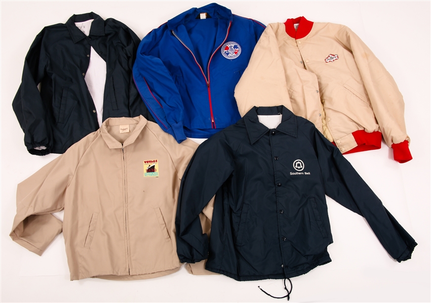 MENS LIGHTWEIGHT WINDBREAKER JACKETS - LOT OF 5