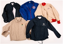 MENS LIGHTWEIGHT WINDBREAKER JACKETS - LOT OF 5