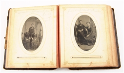 CIVIL WAR ERA CARTE DE VISITE & TINTYPE ALBUM